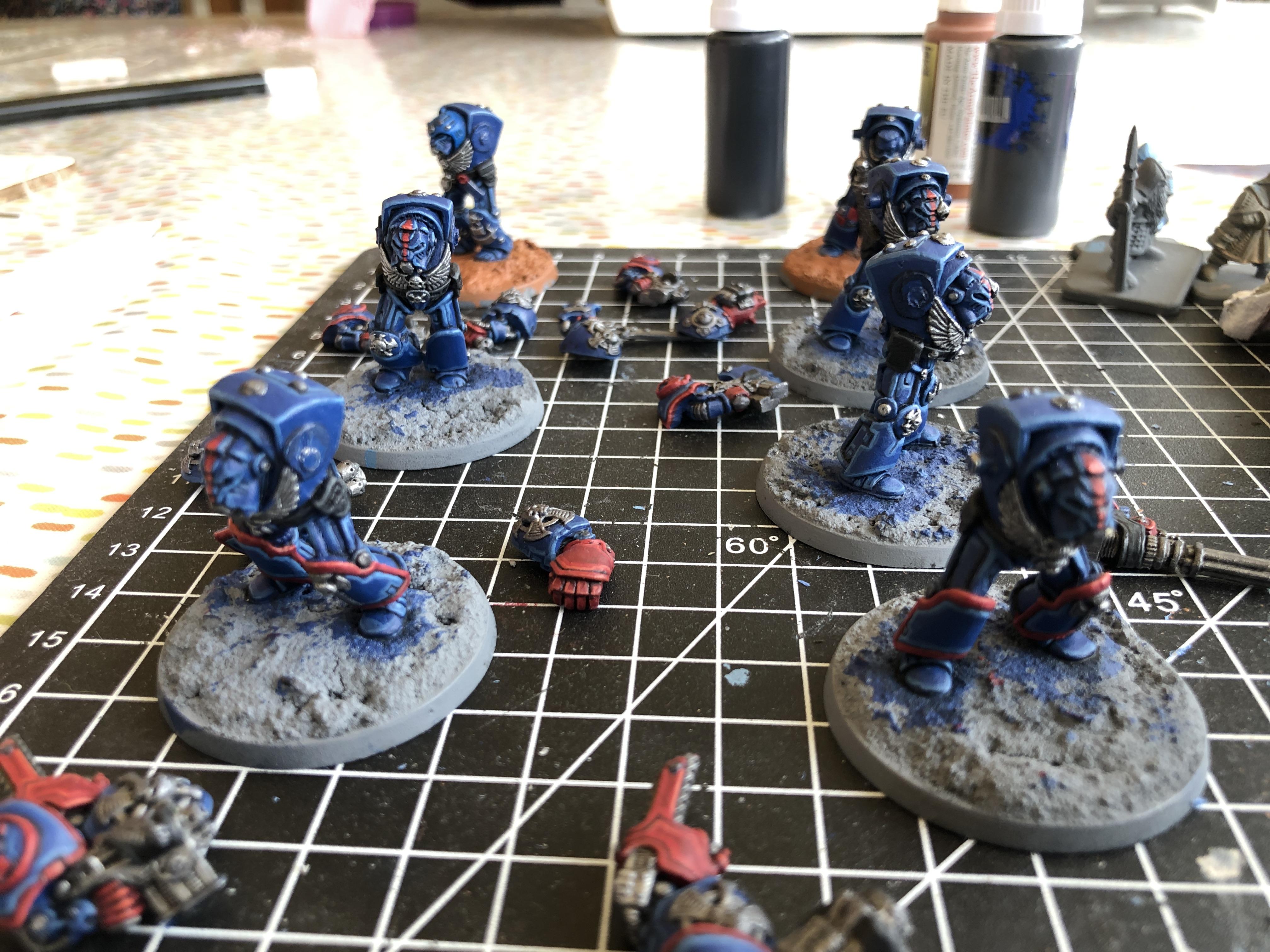 Punte Spalle Games Workshop Warhammer 40k Rogue Trader Terminator - Nuove, RTB9/15 GW